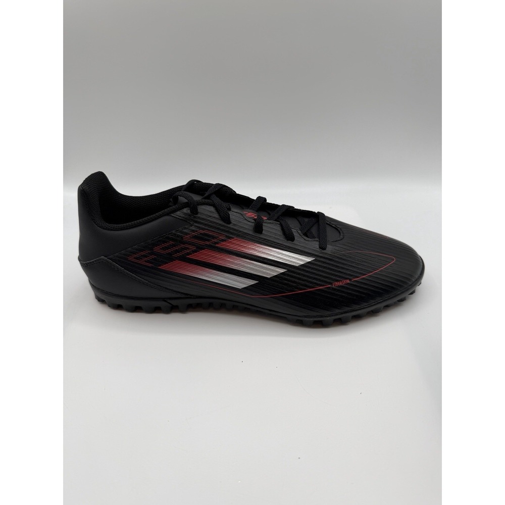 Adidas F50 Club TF Soccer Shoes,Men's 12,Women's 13,CBlack/IronMT/LucRed,IE1224